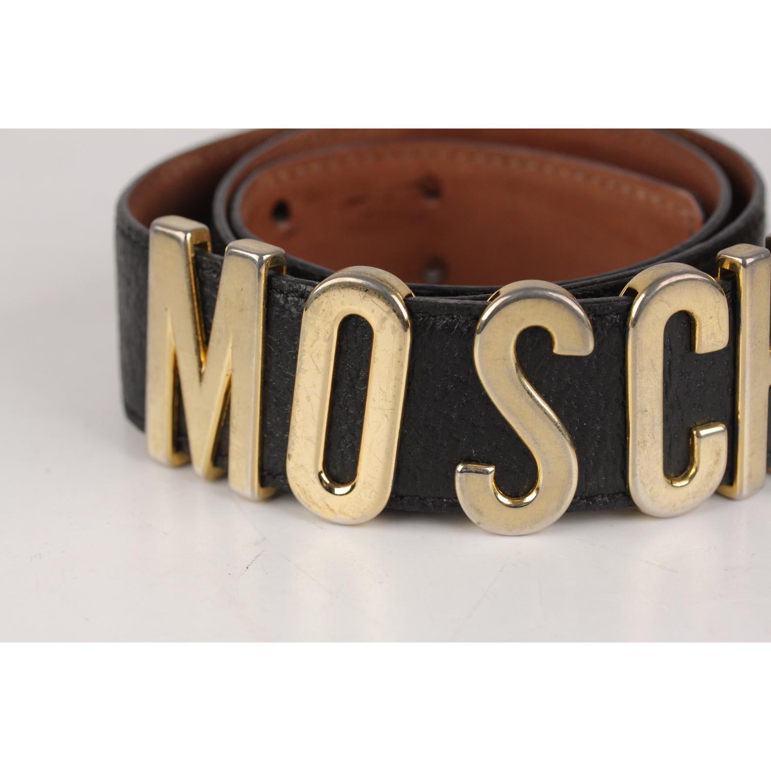 moschino redwall belt