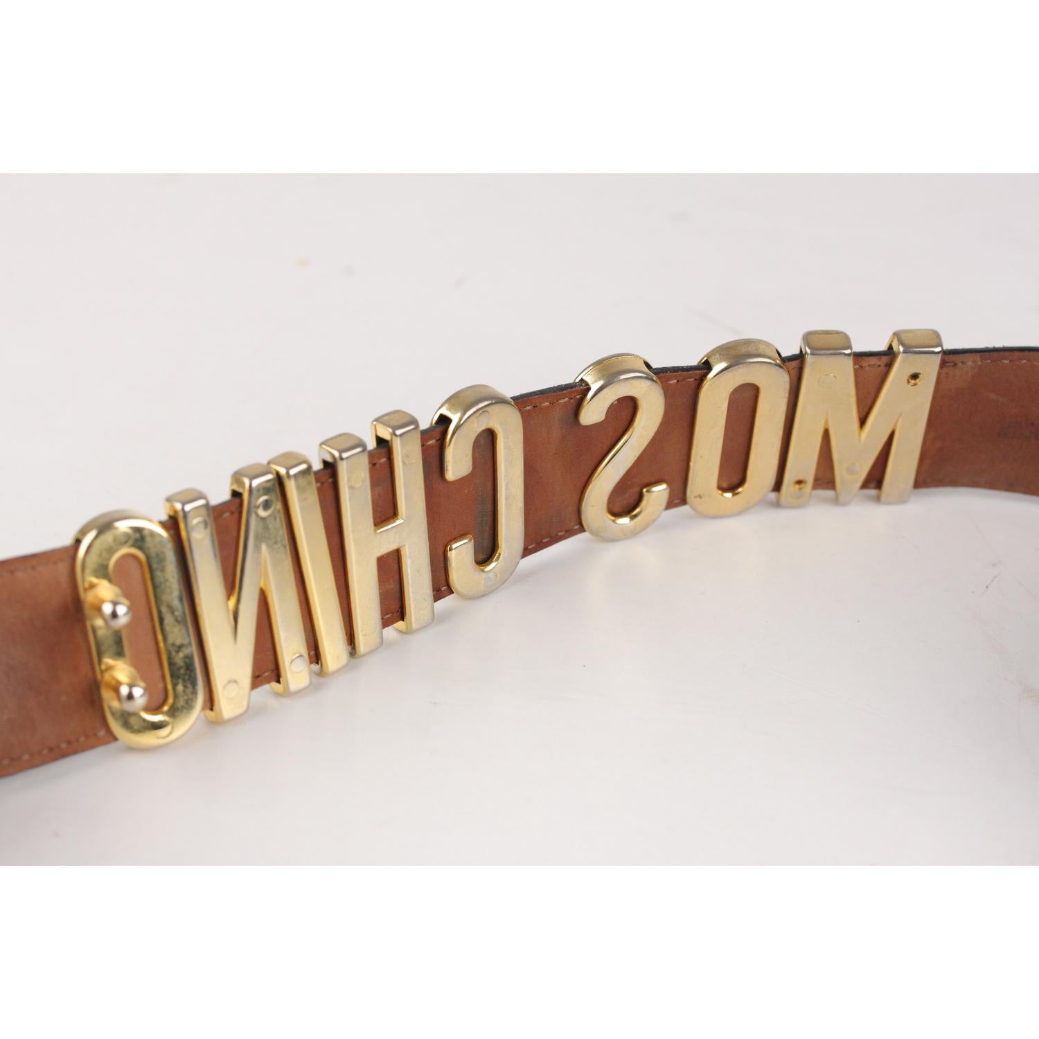 vintage moschino belt