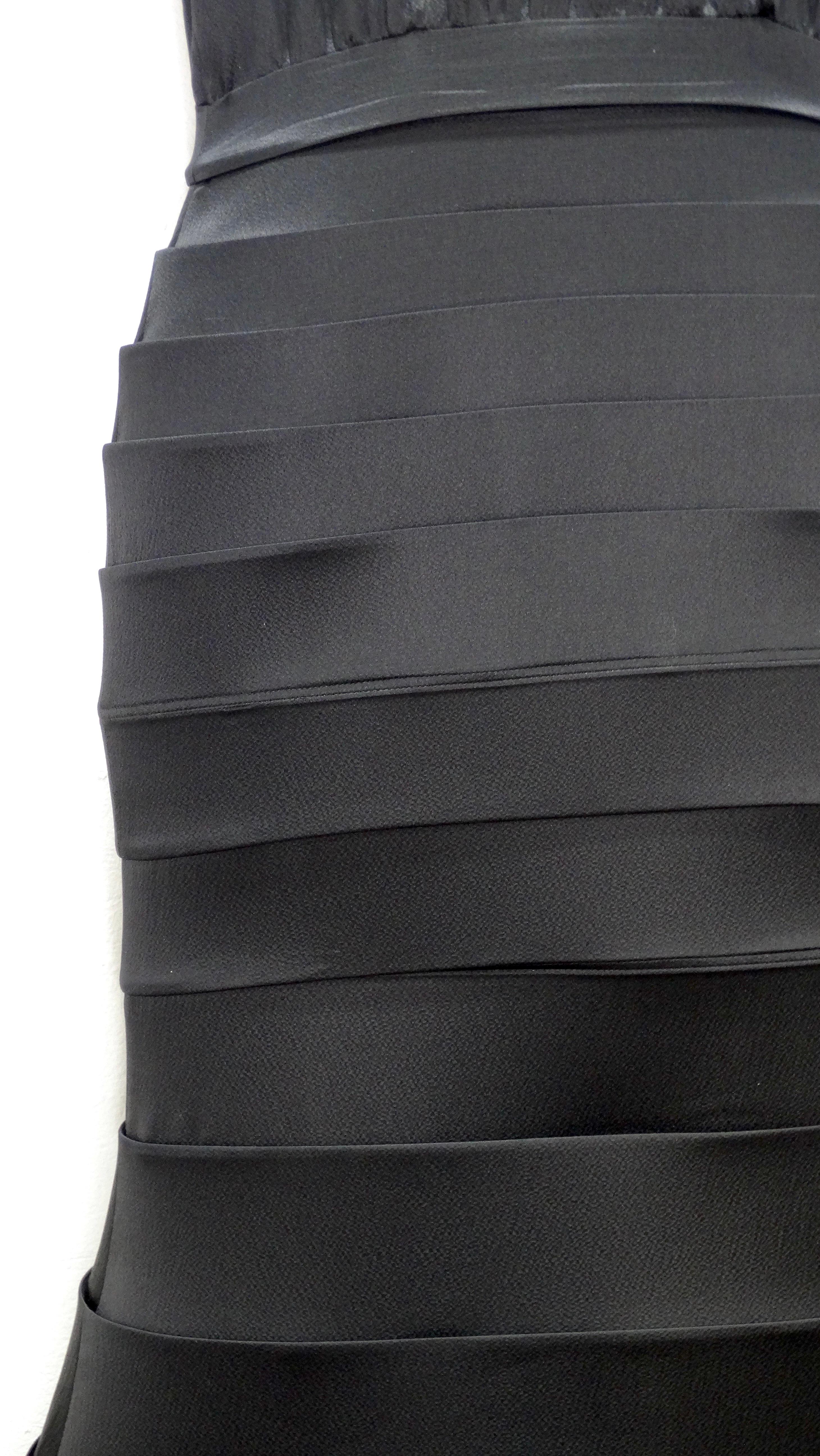 Women's Moschino Silk Contoured Hoop-Skirt Gown  For Sale