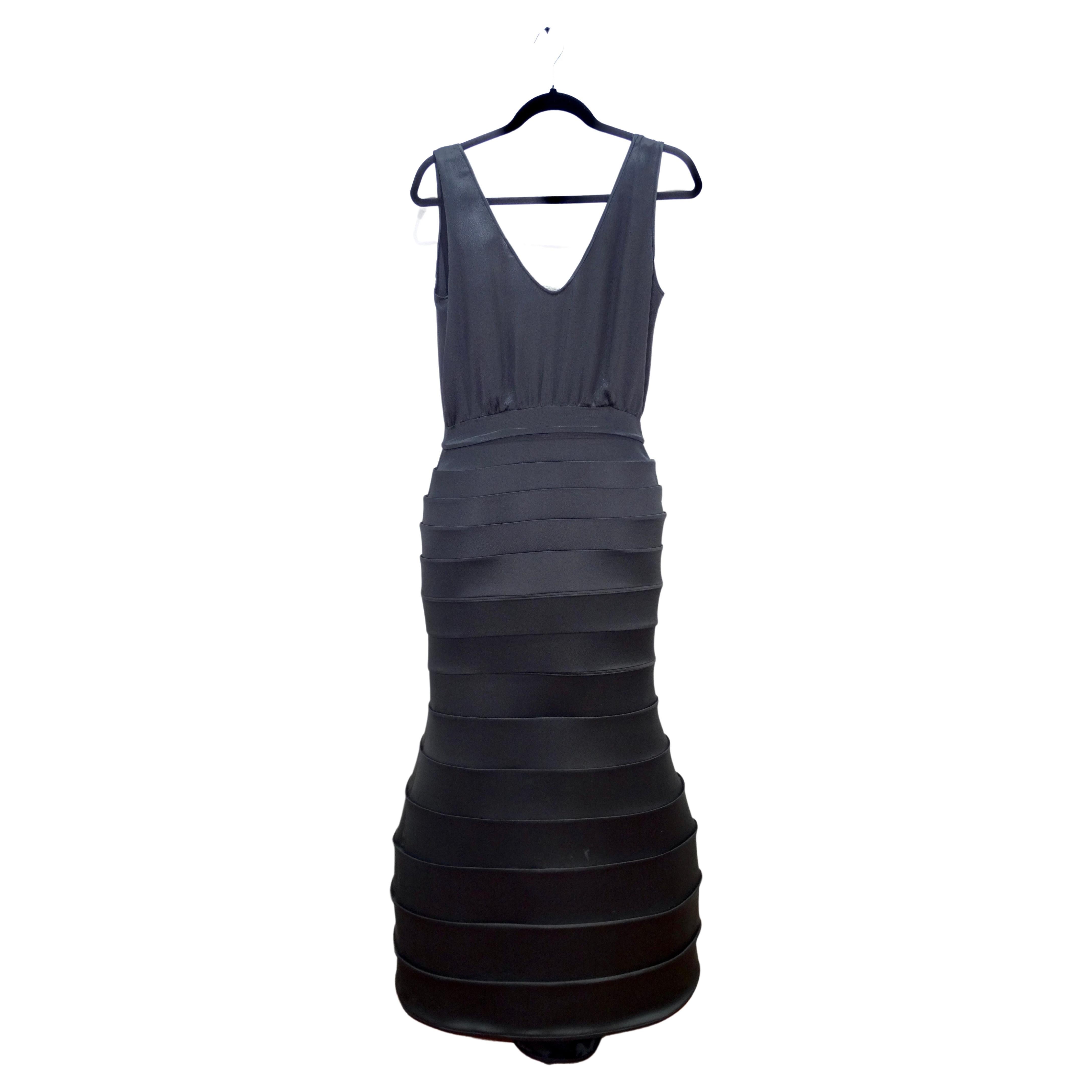 Moschino Seide-Kleid mit konturiertem Kreolen-Skirt 