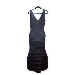 Moschino Seide-Kleid mit konturiertem Kreolen-Skirt