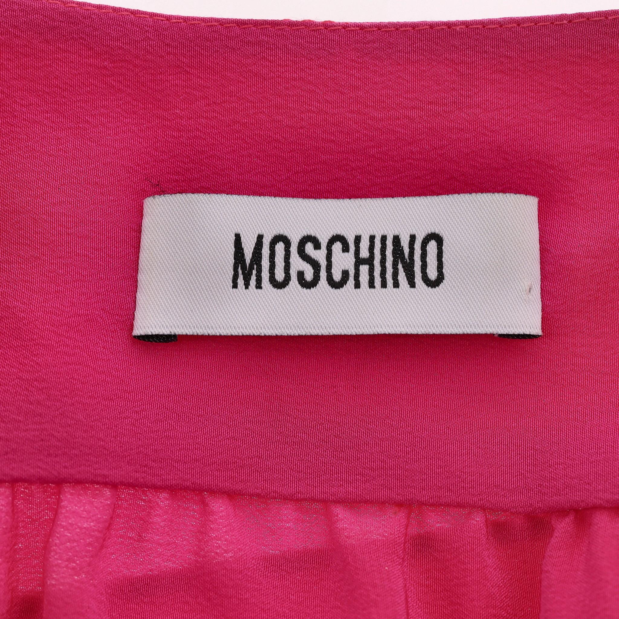 Moschino Wickelkleid aus Seide im Angebot 1
