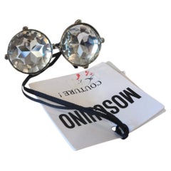 Anillo Moschino tono plata Cristal Swarovski Stones NWOT