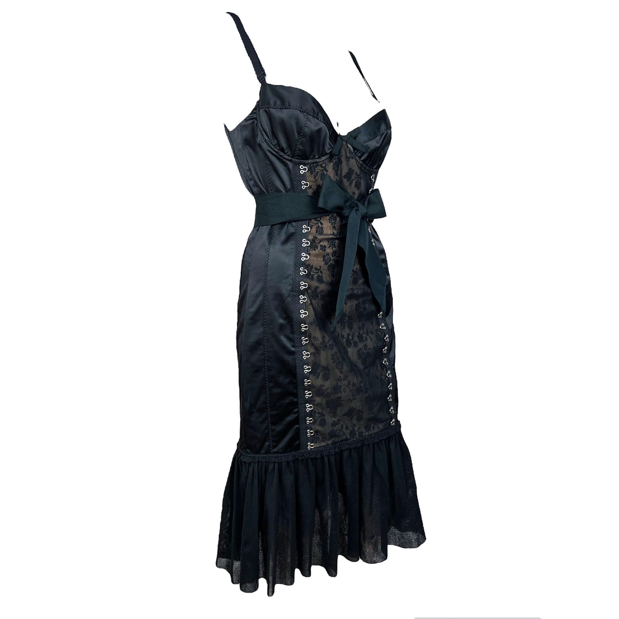 Black Moschino Spring 2004 dress For Sale