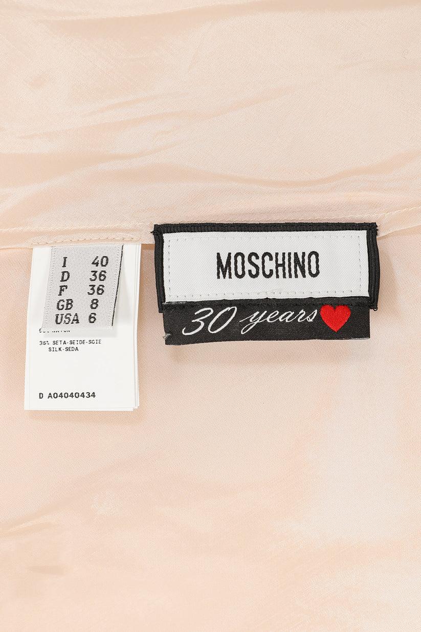 Moschino Spring 2014 Pink Jumpsuit (Runway Look 28) In Excellent Condition For Sale In New York, NY