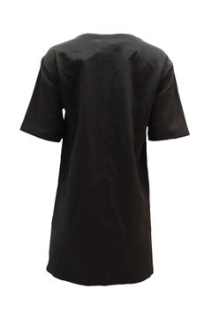 Moschino Studded Shirt Dress in Black Viscose