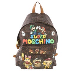 Moschino Super Moschino Backpack Printed PVC Large