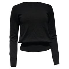 Moschino Sweater in Black Virgin Wool