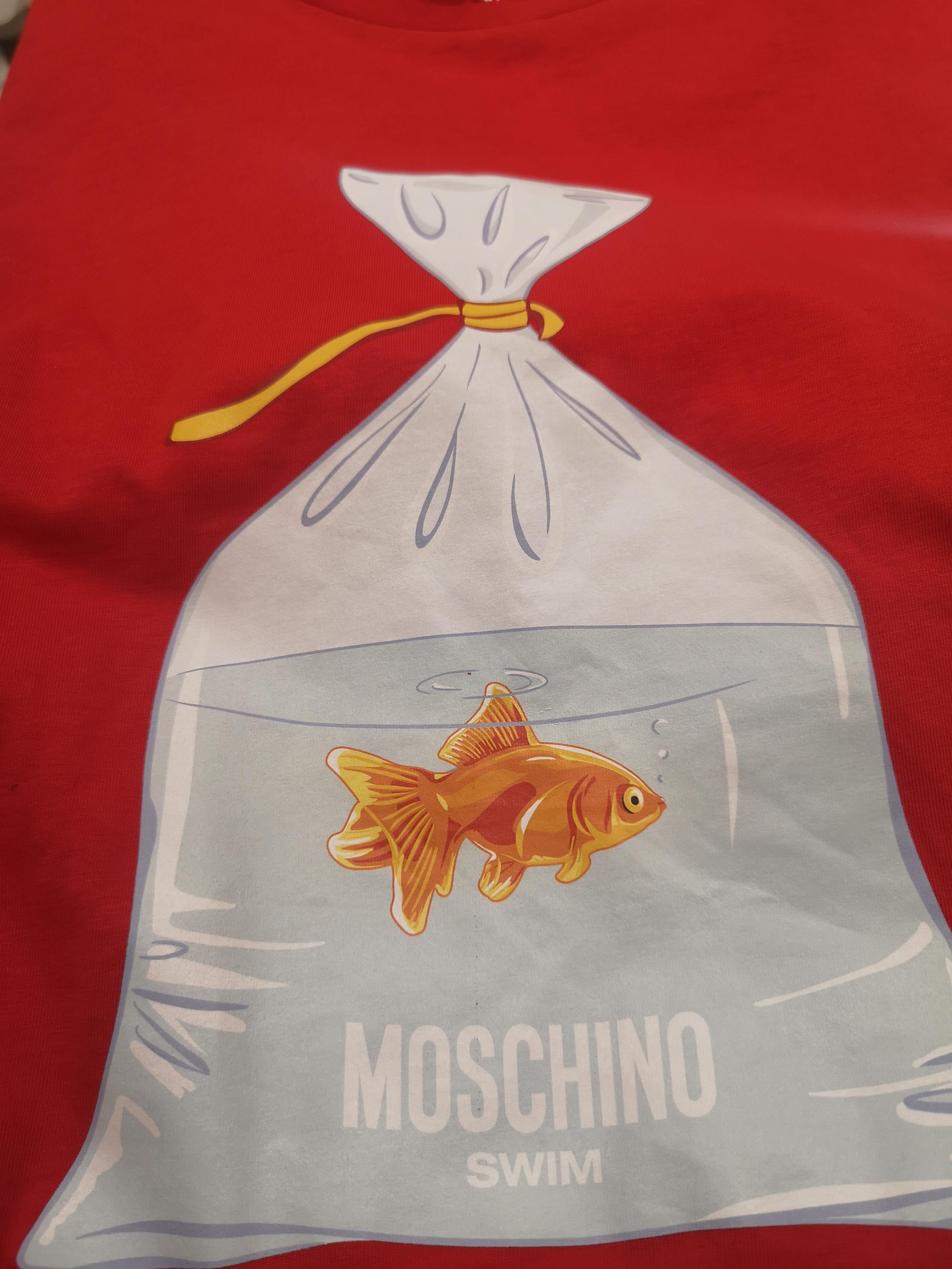 moschino swim sweatshirt
