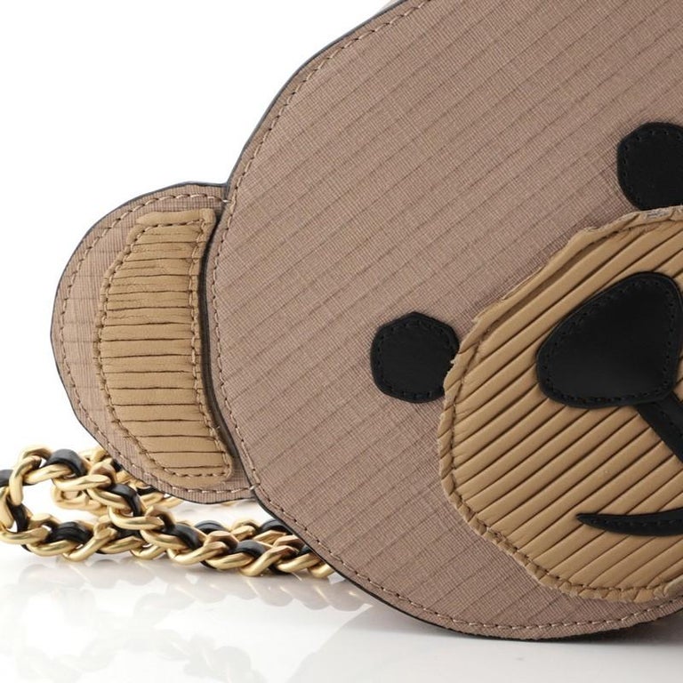 Moschino Teddy Bear Crossbody Bag Leather Small at 1stDibs