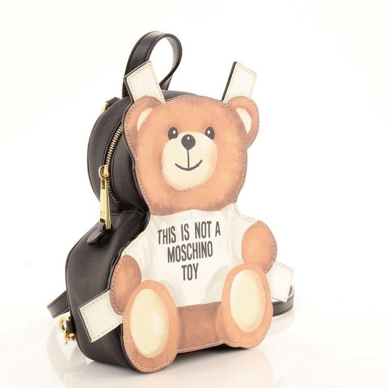 Authentic Moschino Bear Backpack plush AUTH Moschino/Teddy Bear Rucksack/Backpack Collaboration  main image 4