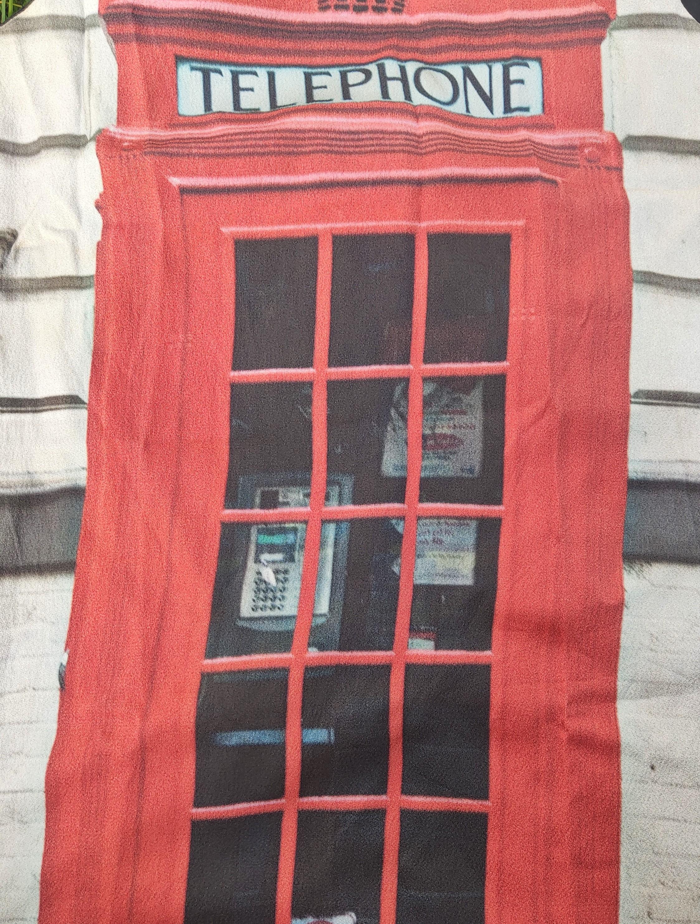 Moschino Telephone Cheap and Chic British UK Booth Vintage 90s Sleeveless Dress For Sale 2