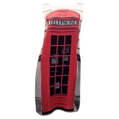 Moschino Telephone Cheap and Chic British UK Booth Vintage 90s Sleeveless Dress
