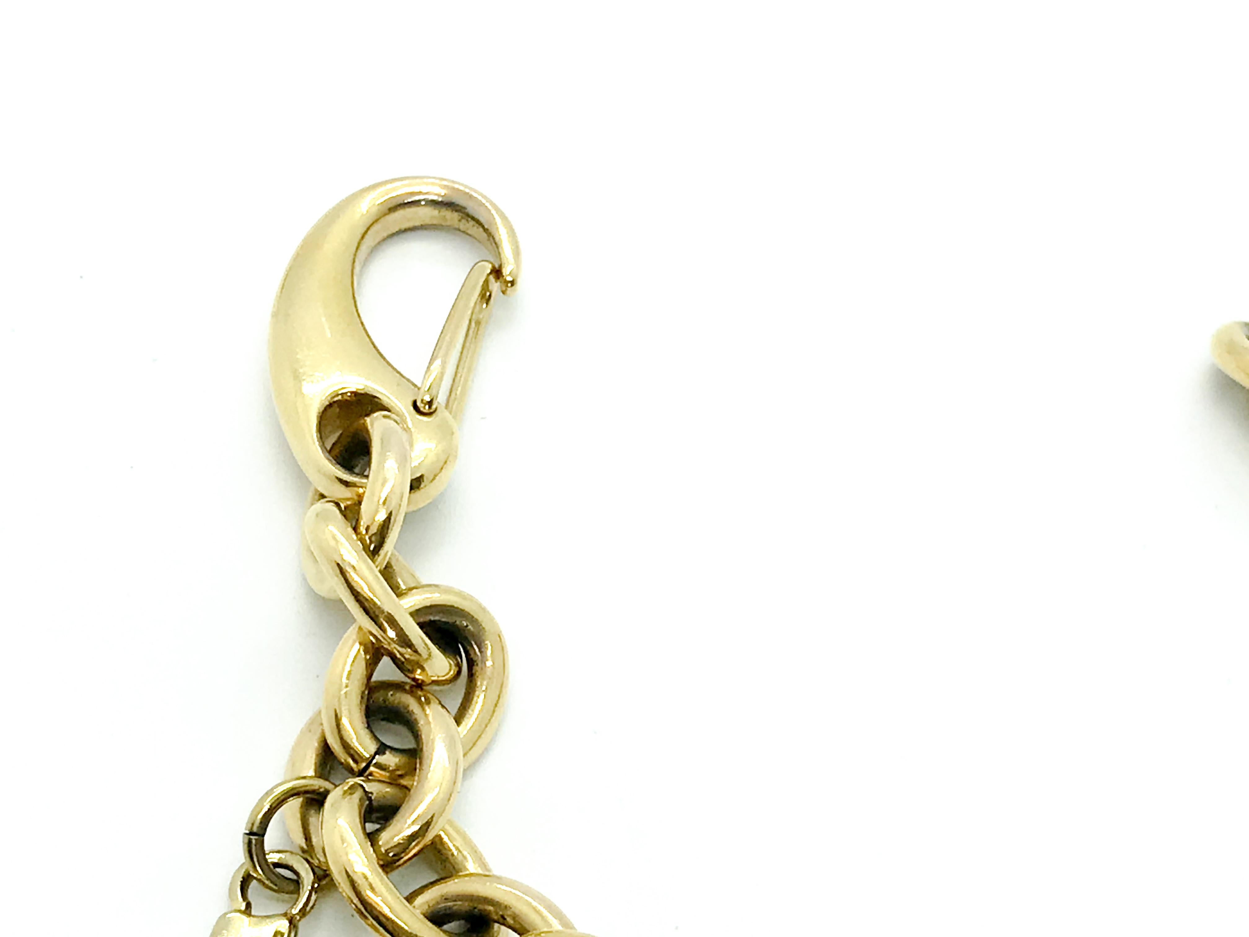 Women's or Men's Moschino Time For Animals Watch Charm Bracelet 1990s For Sale