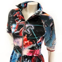 Moschino “Transformers” Print Dress Fall 2017