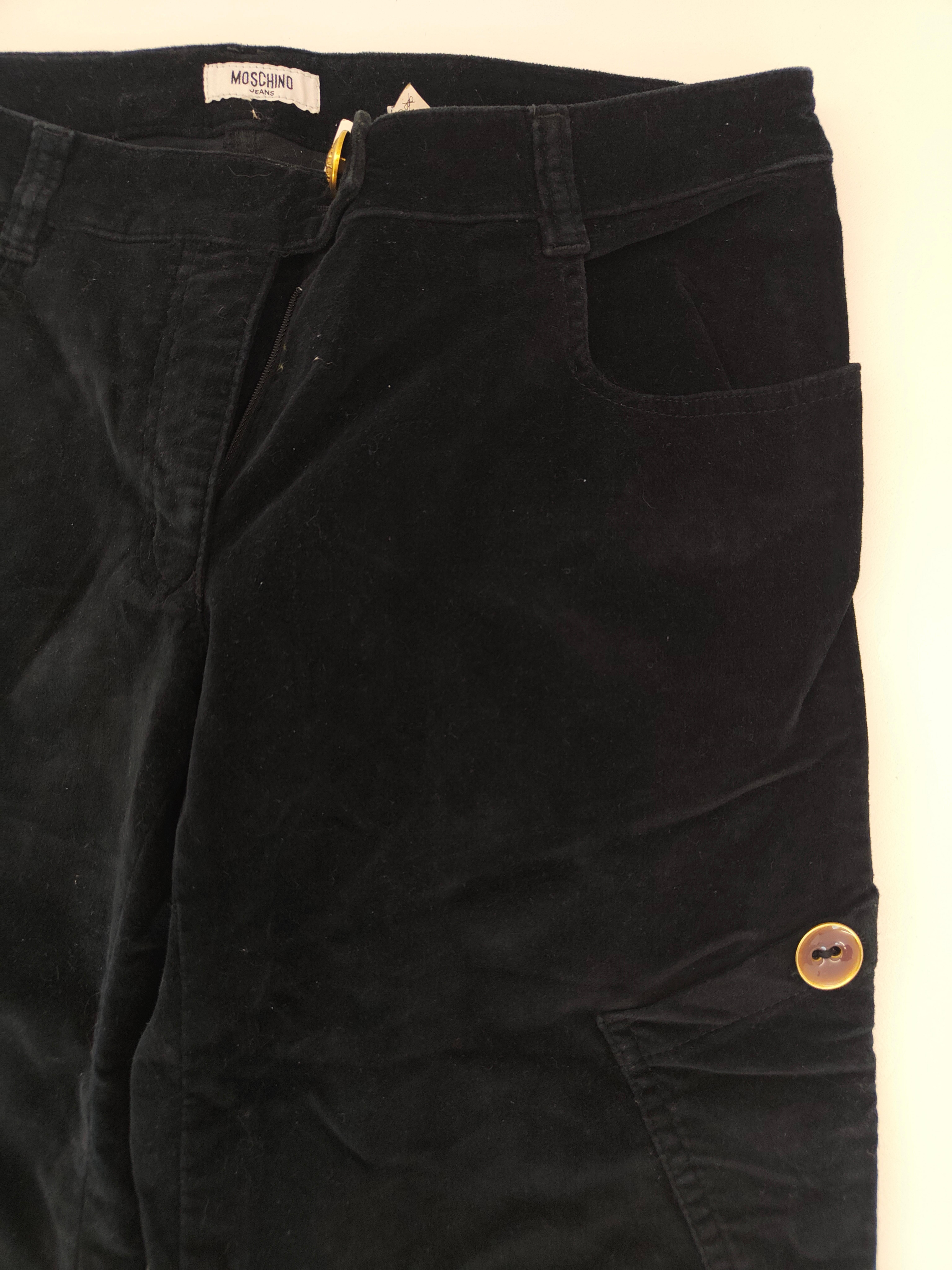 Moschino velvet pants In Good Condition For Sale In Capri, IT