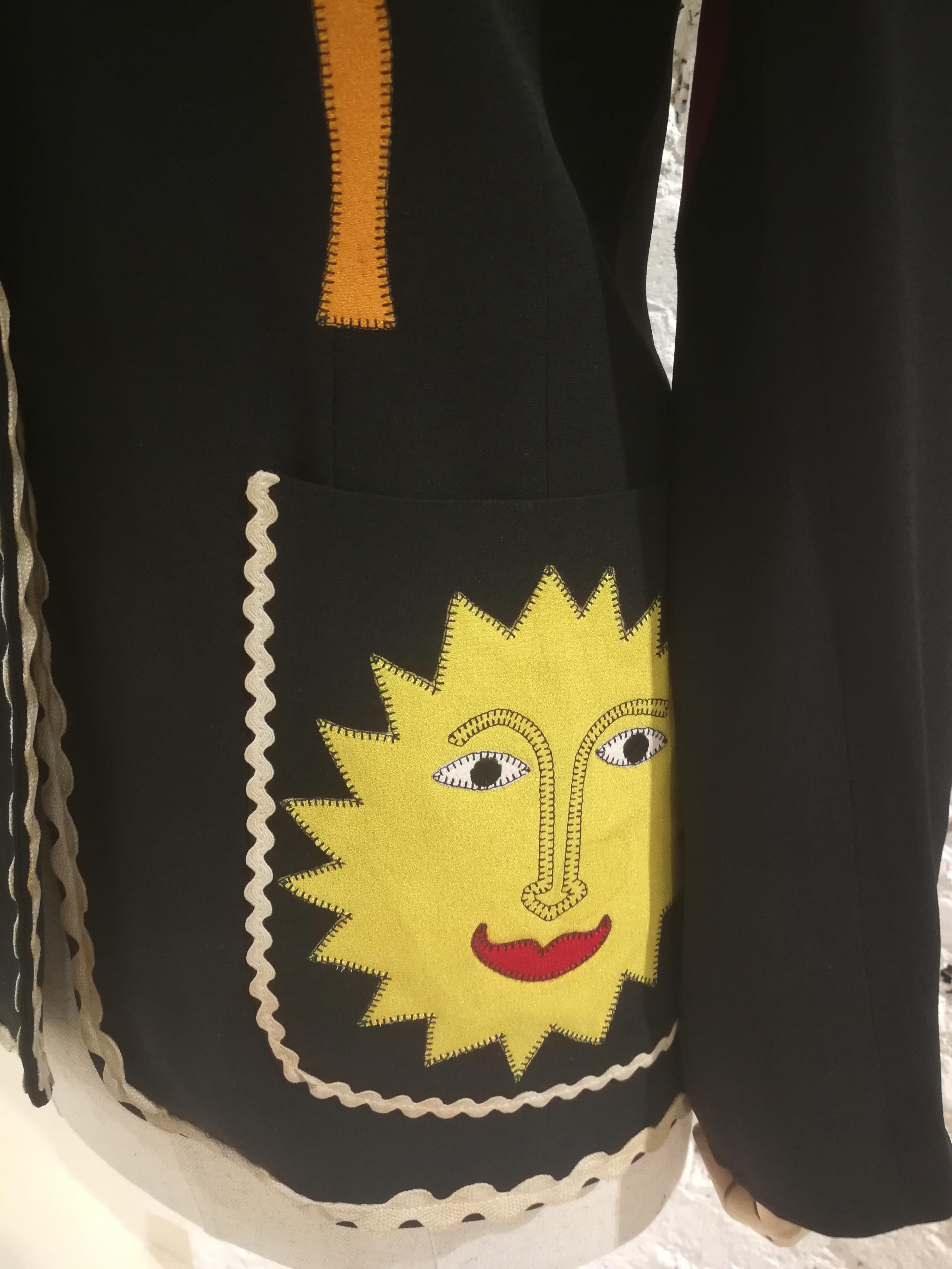 Moschino Vintage Blue Blazer Coat 7