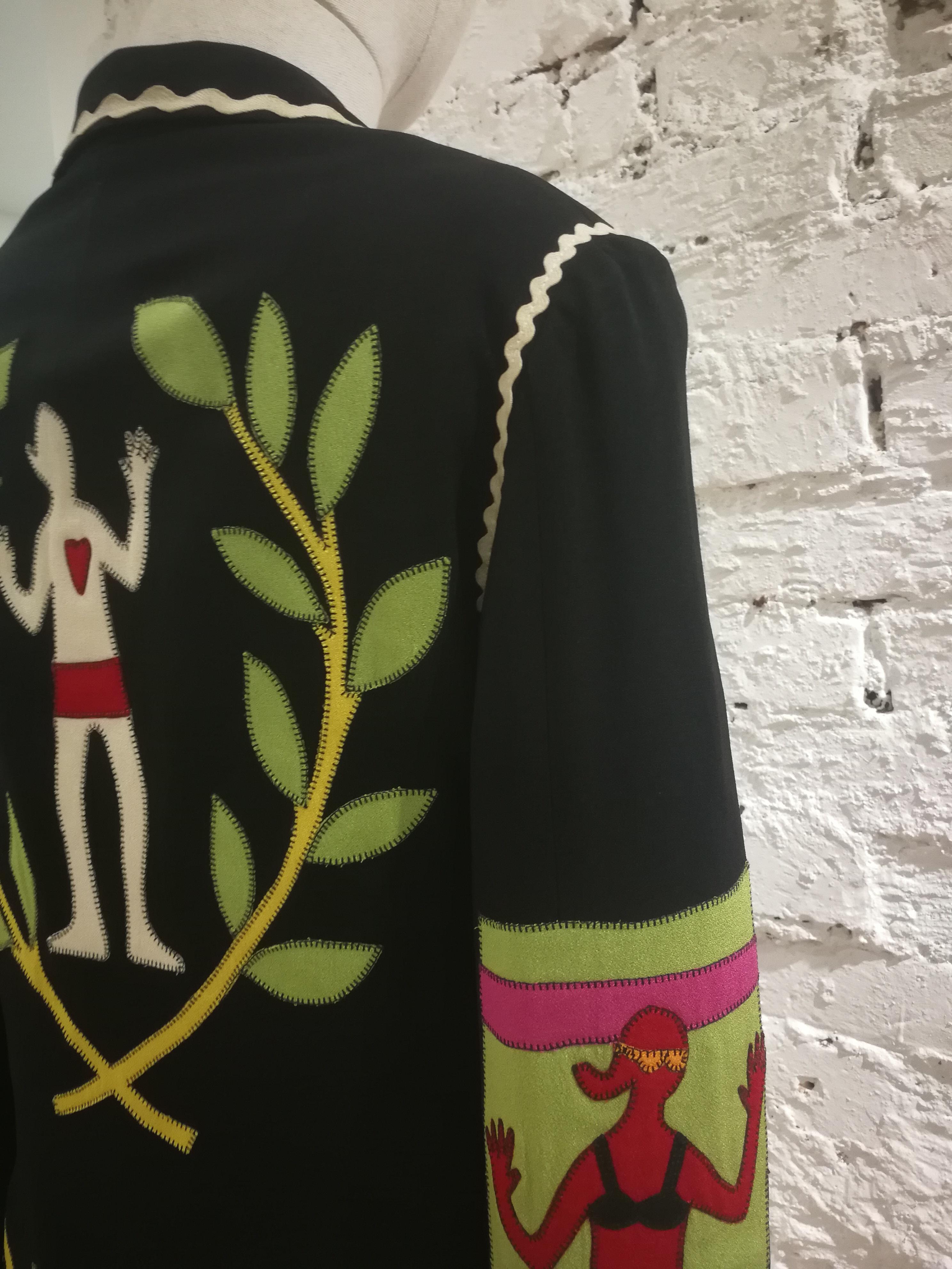 Moschino Vintage Blue Blazer Coat 1