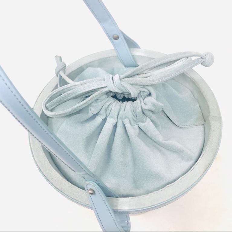 Moschino Vintage Blue Sand Pail Duck Bag For Sale 3