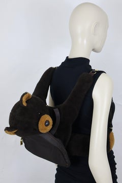 MOSCHINO Vintage Brown Teddy Bear Backpack