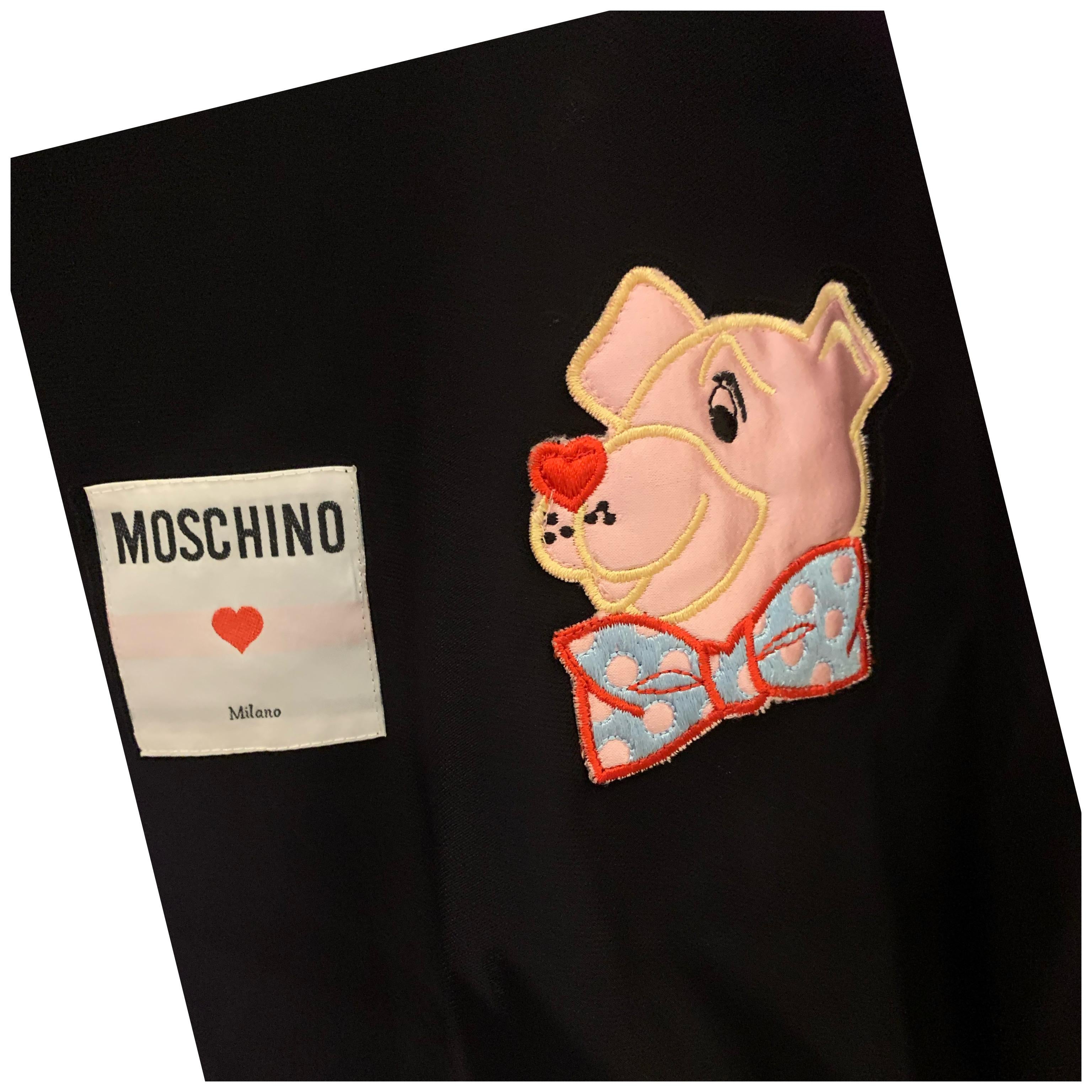 Moschino Vintage Embroidered  Skirt from Moschino Collector’s Archive Size 6-8 For Sale 2