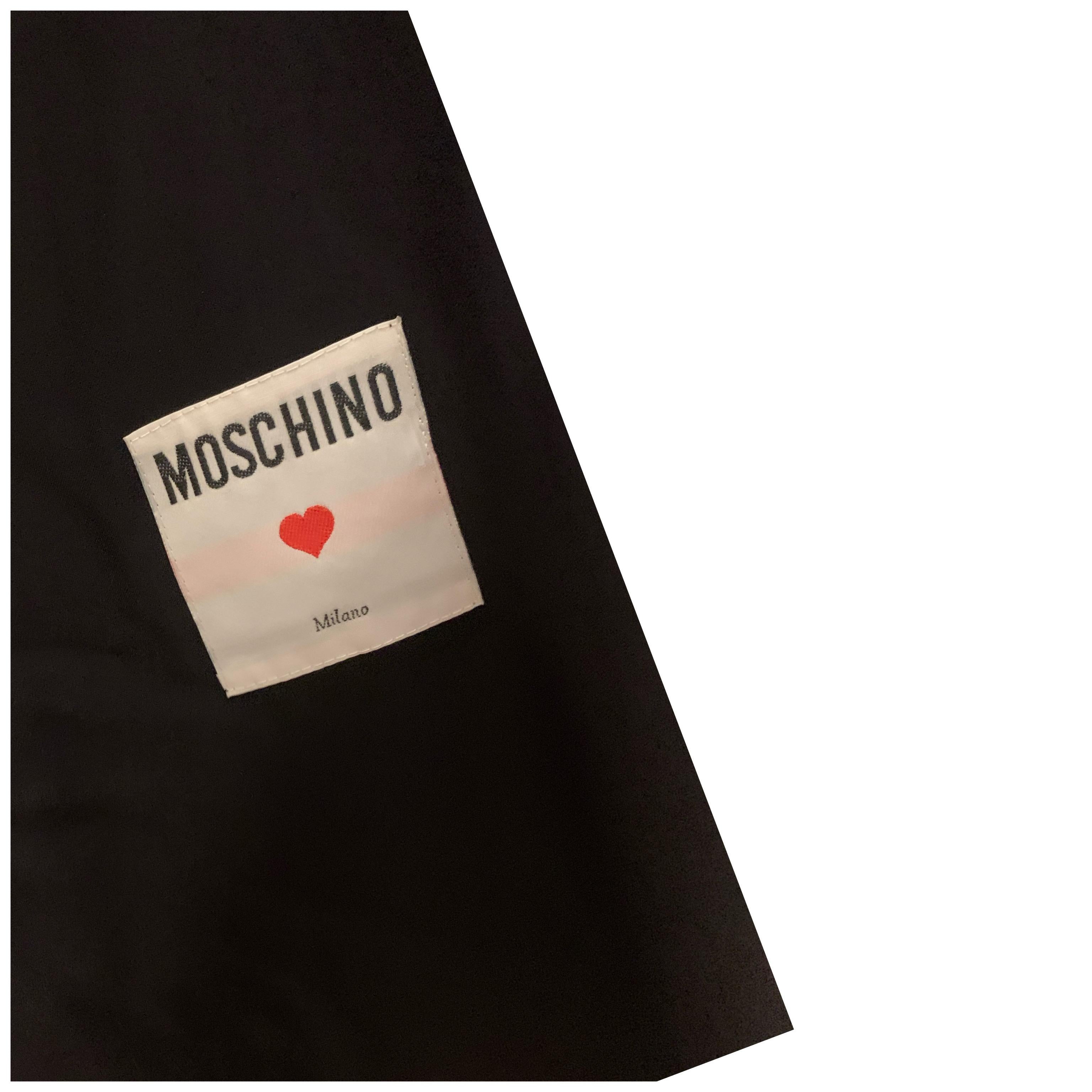 Moschino Vintage bestickt  Rock aus Moschino Sammler Archive Größe 6-8 im Angebot 4