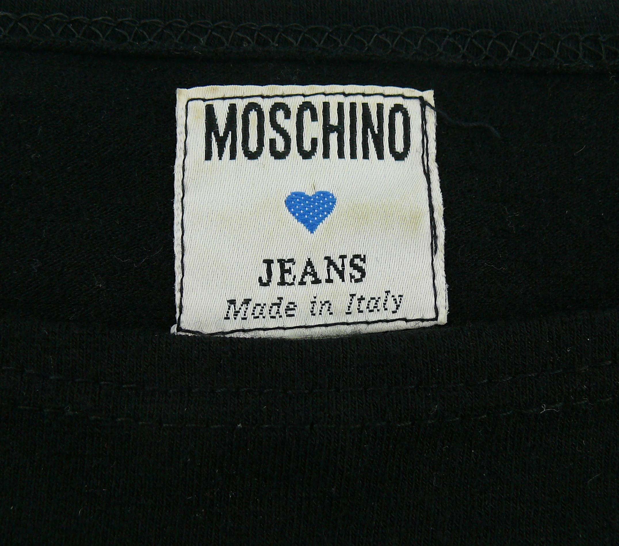 Moschino Vintage Graphic Print 