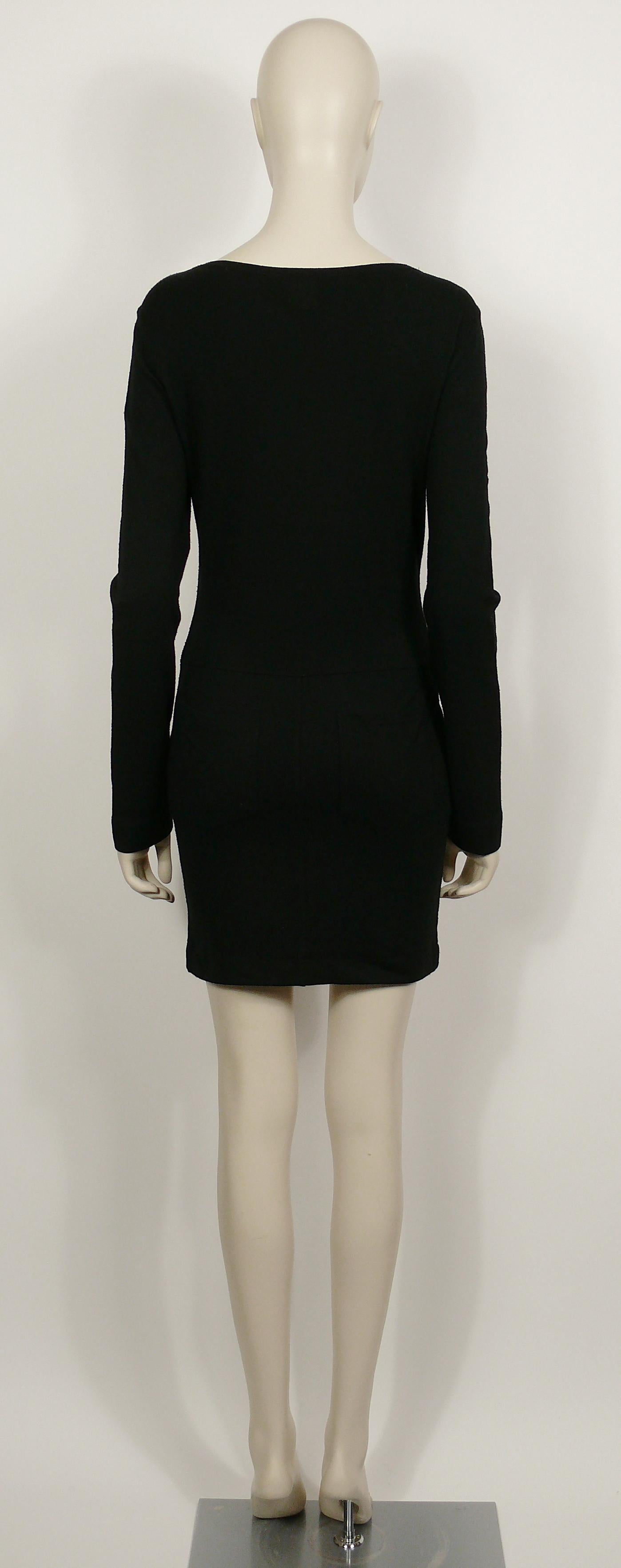 Moschino Vintage Grafikdruck „M.O.S. CHI? NO!