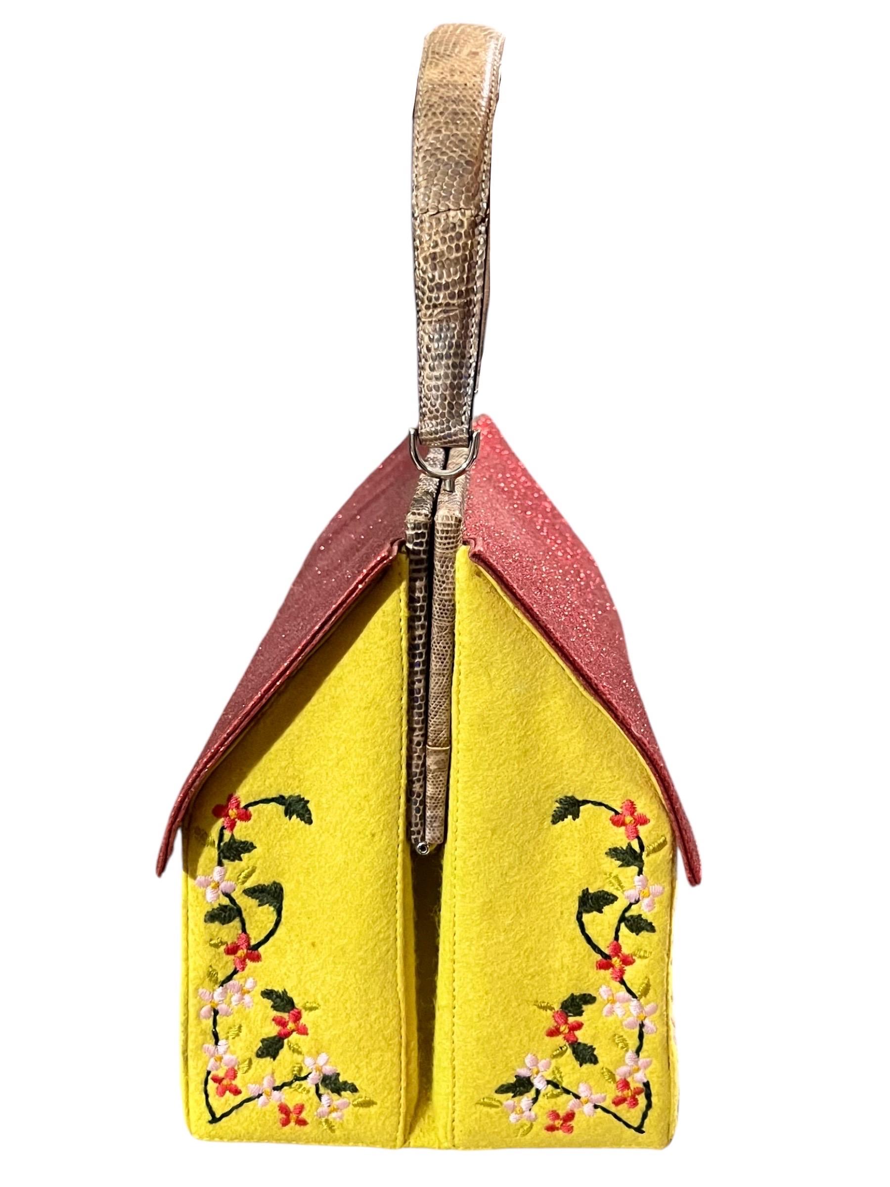 Pink Moschino Vintage Hansel and Gretel House Bag For Sale