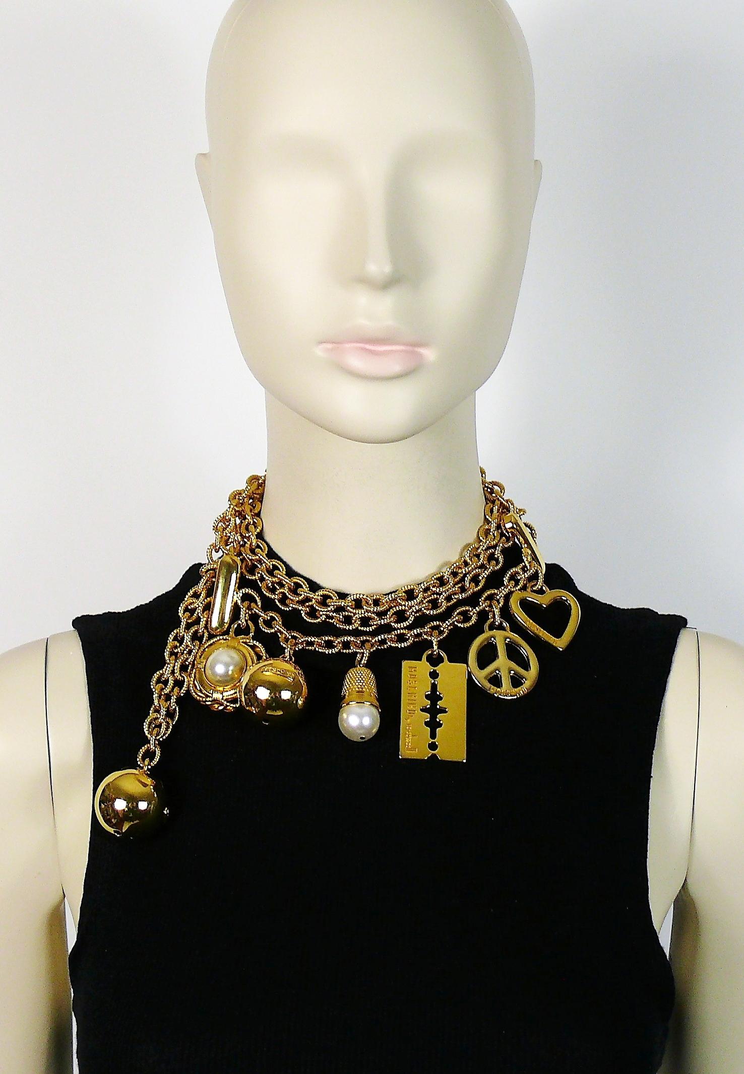belt tiered necklace