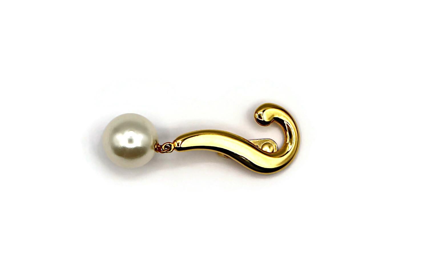 MOSCHINO Vintage Iconic Question Mark Dangling Earrings For Sale 7
