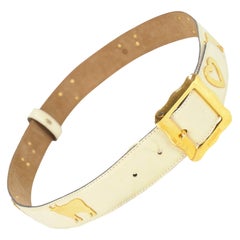 Moschino Vintage Leather Belt