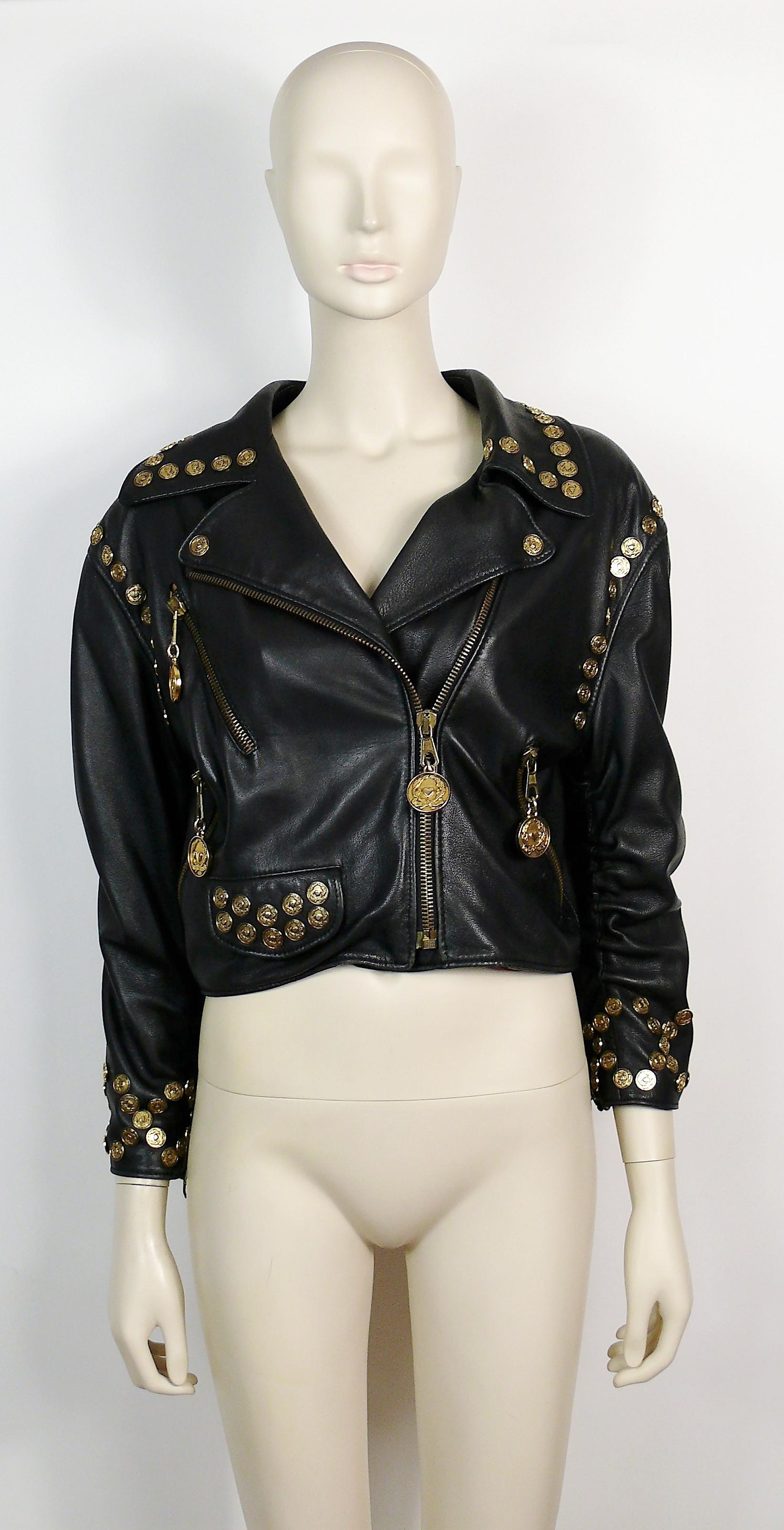 moschino leather jacket