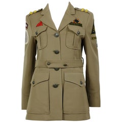 Moschino Vintage Military Style Harmony Jacket
