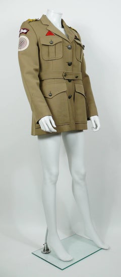 Moschino Vintage Military Style Harmony Jacket