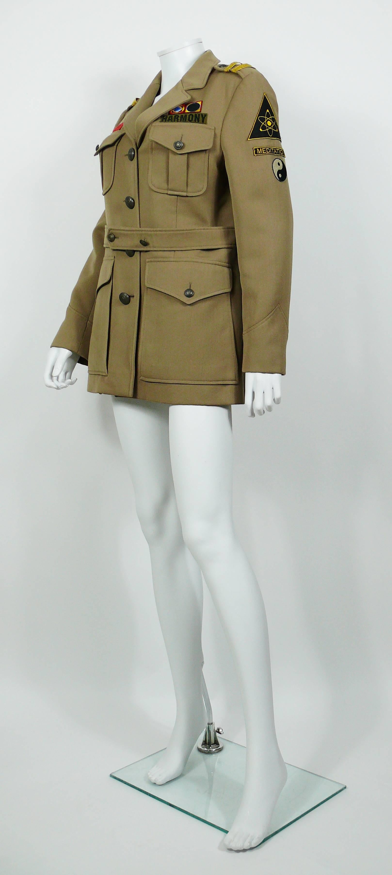 moschino military jacket
