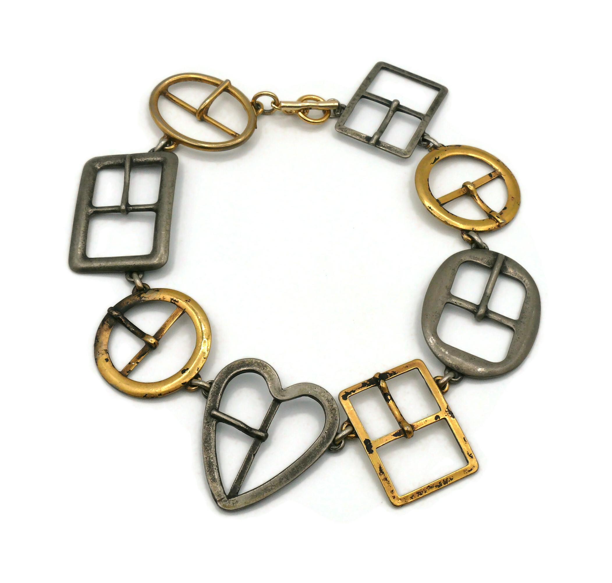 MOSCHINO Collana Vintage Multi Fibbia Novità In condizioni buone in vendita a Nice, FR