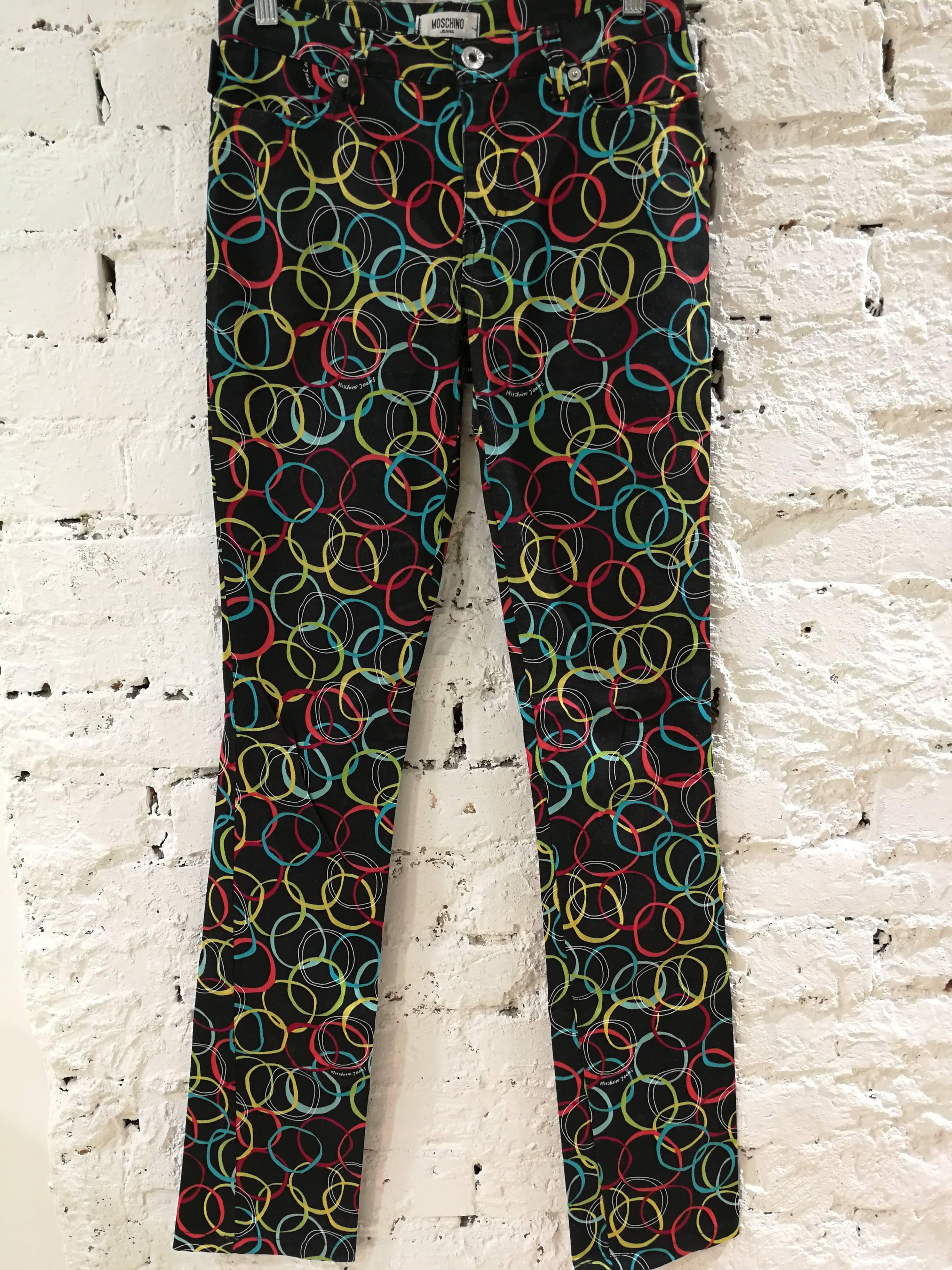 Moschino Vintage Multicoloured Trousers For Sale 1