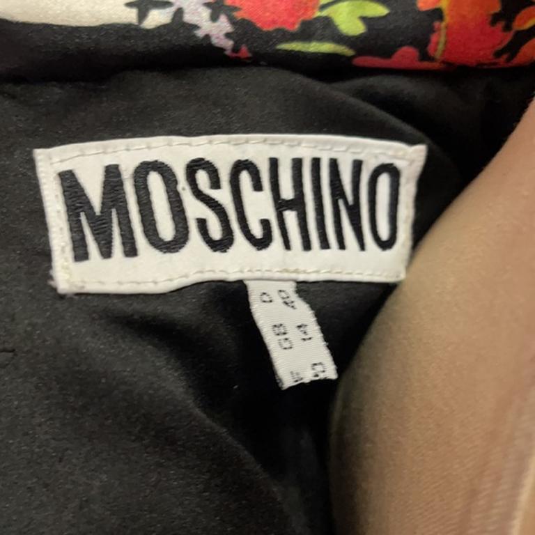 Moschino Vintage Puffer Fashon Fashoff Jacket For Sale 6
