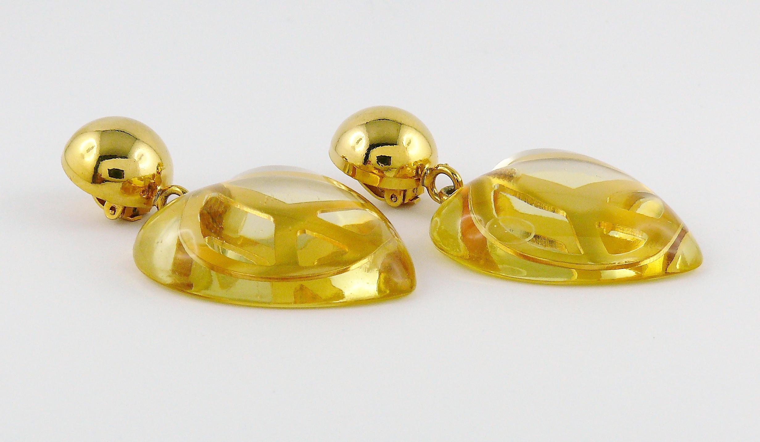 moschino peace earrings