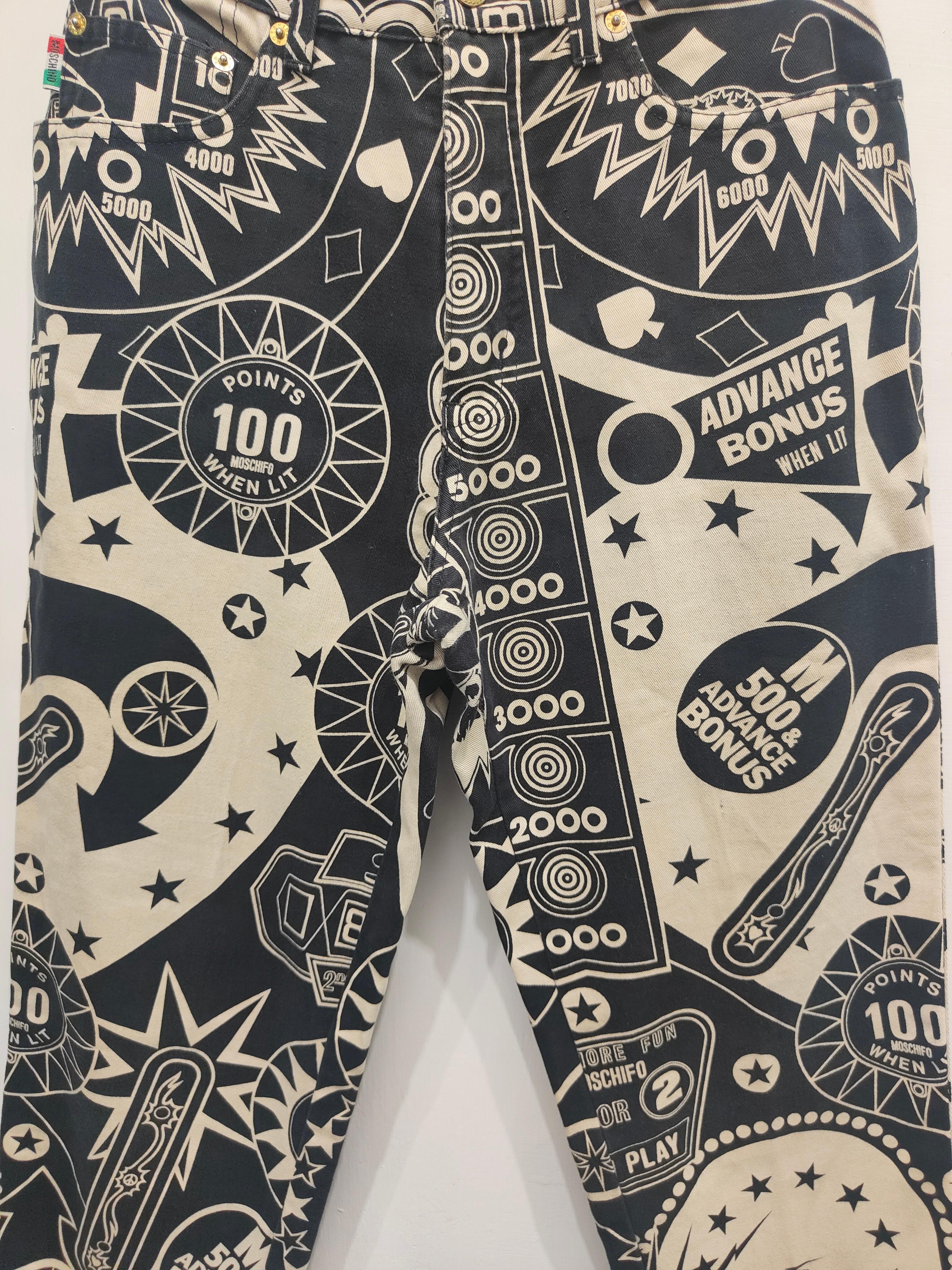 Pantalon vintage de la collection Collectional S de Moschino Bon état - En vente à Capri, IT