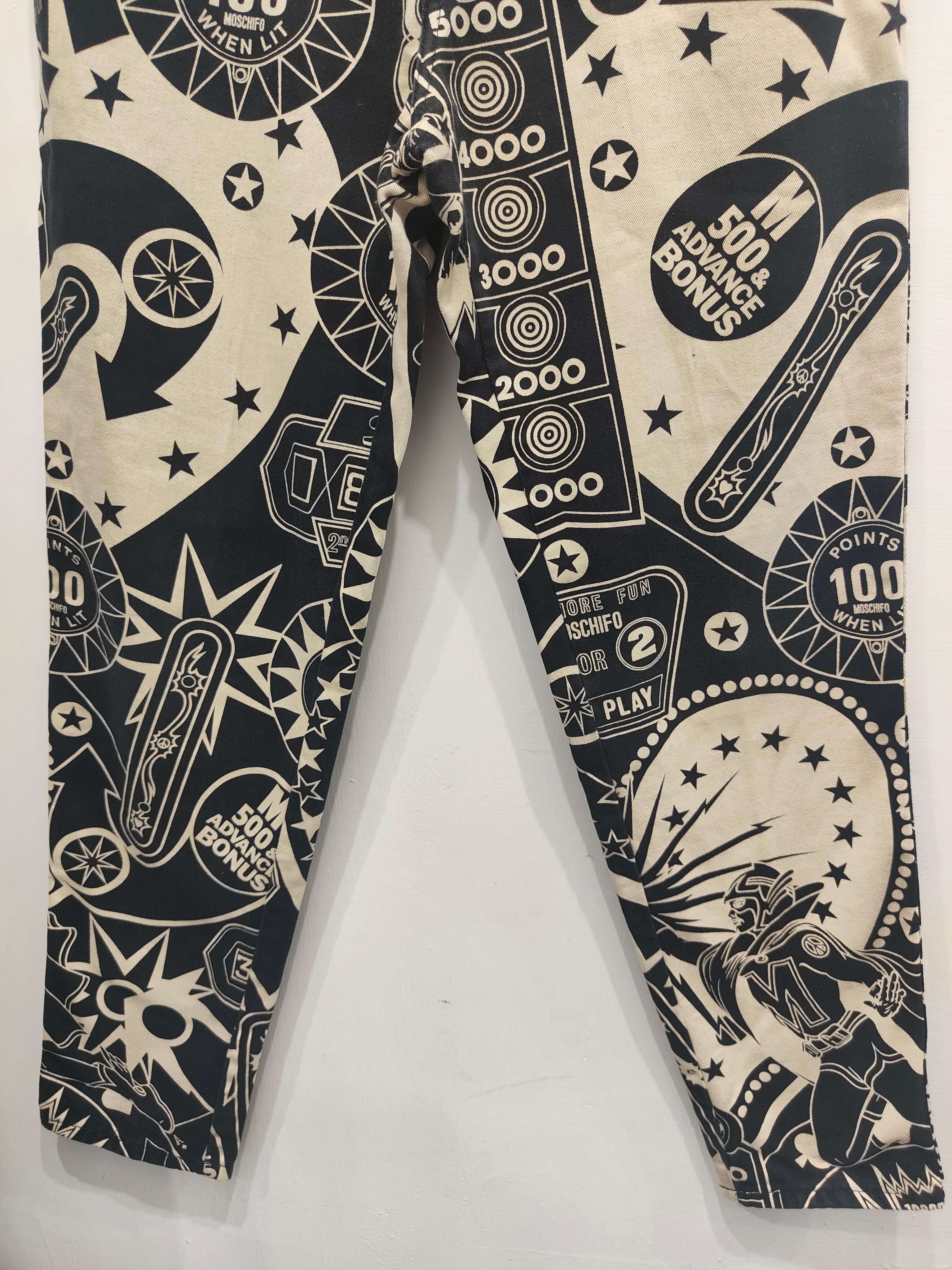 Pantalon vintage de la collection Collectional S de Moschino Unisexe en vente