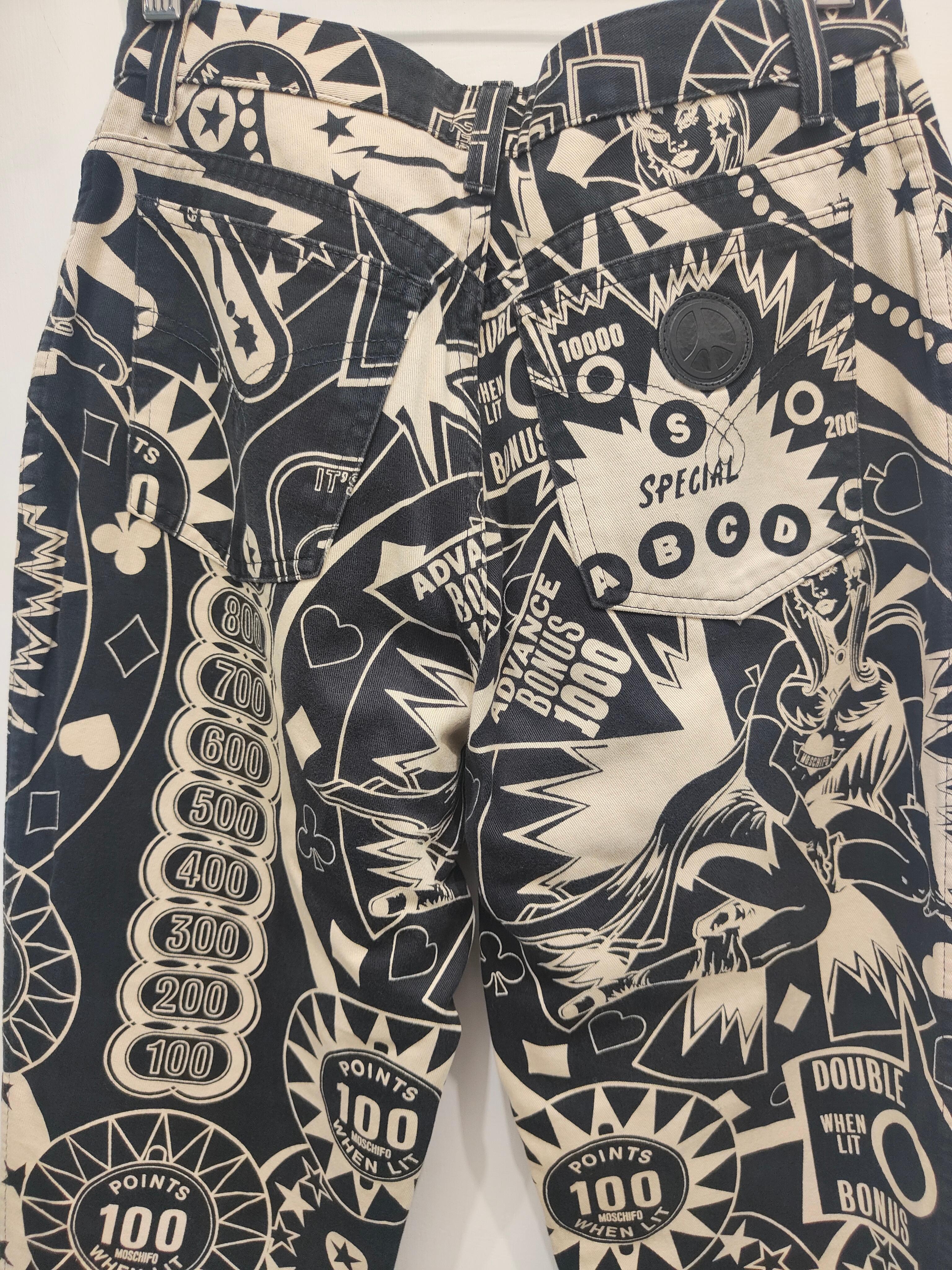 Pantalon vintage de la collection Collectional S de Moschino en vente 2
