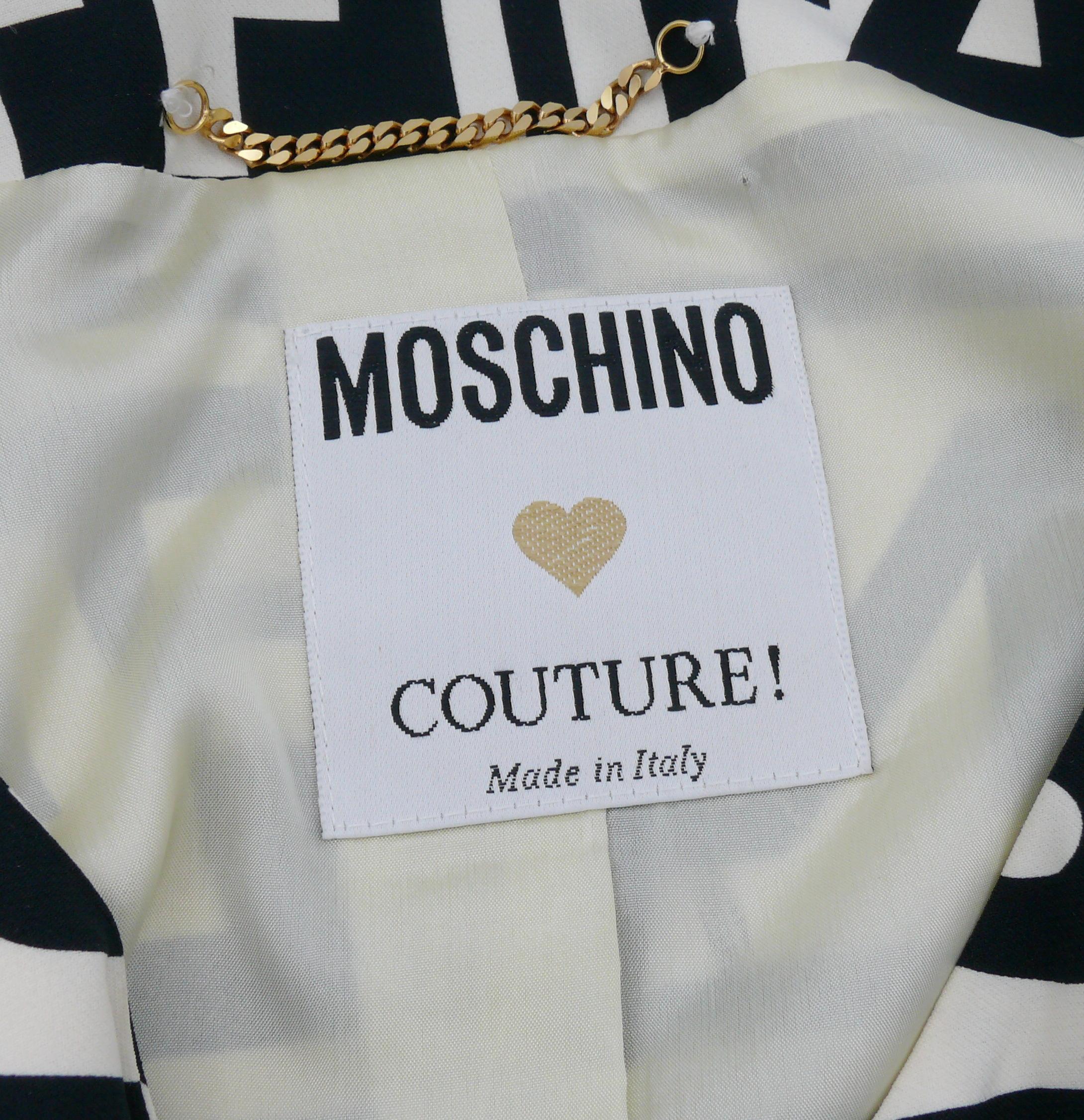 Moschino Vintage Spring/Summer 1992 Iconic 