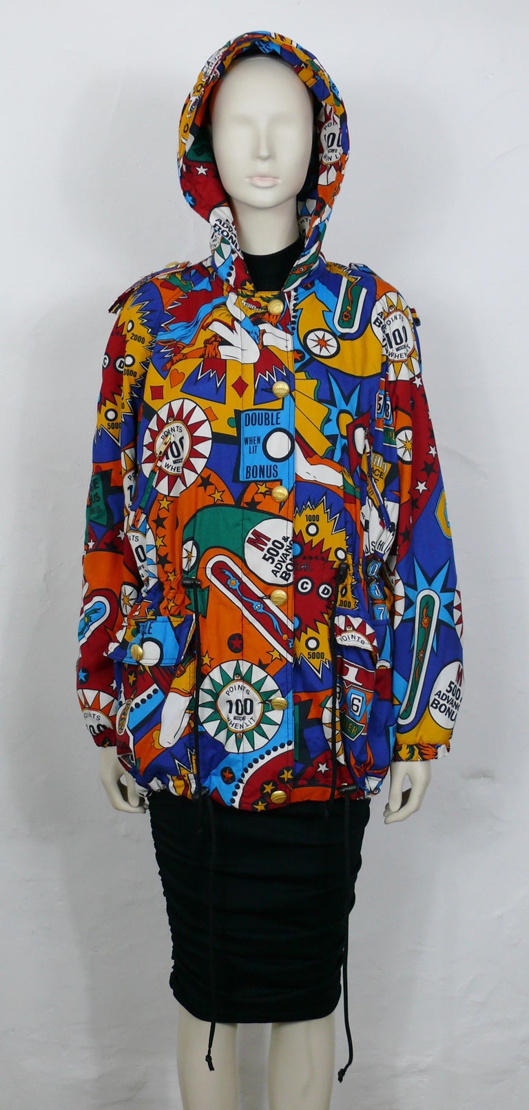 Super moschino hoodie hotsell