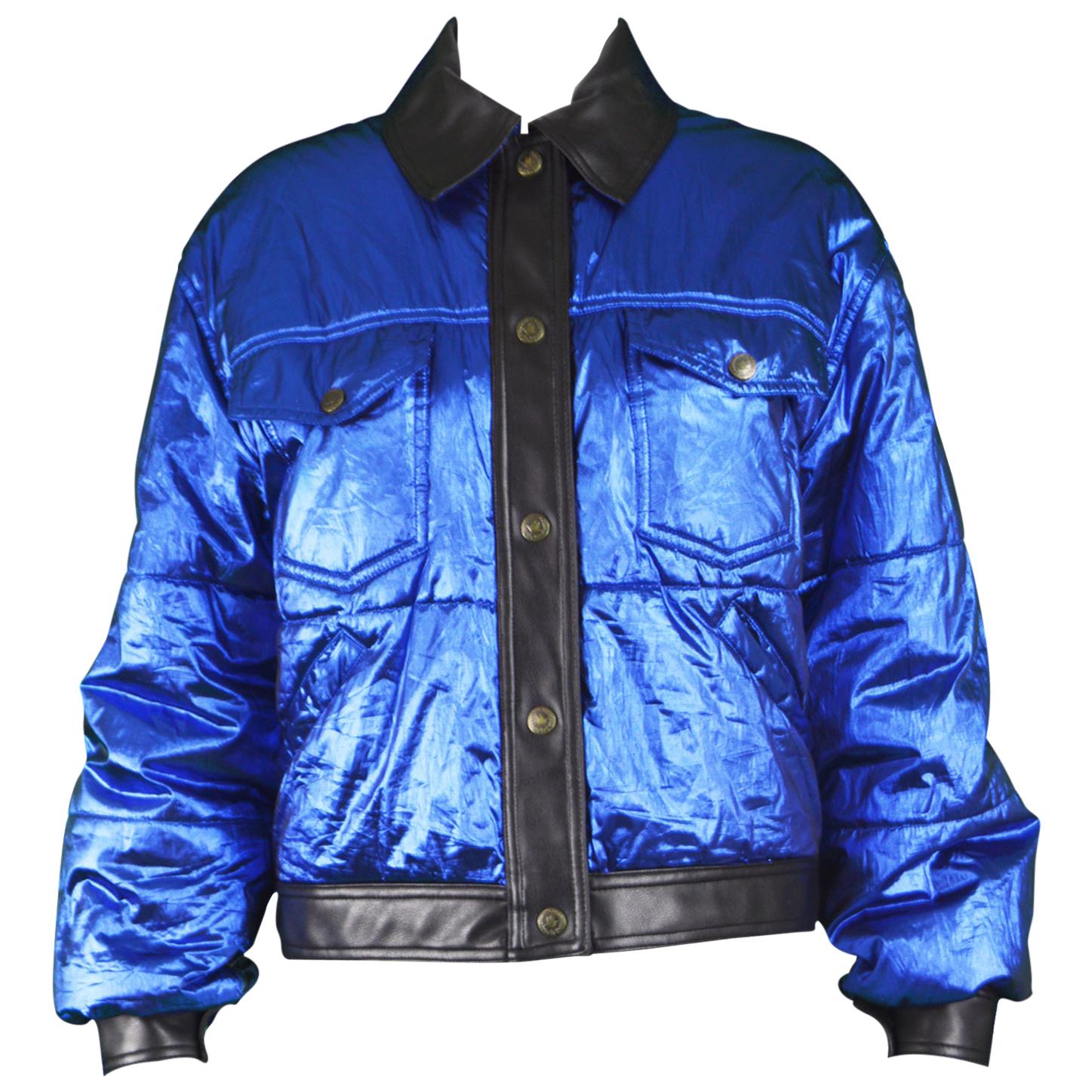 Moschino Vintage Womens Puffer Jacket For Sale