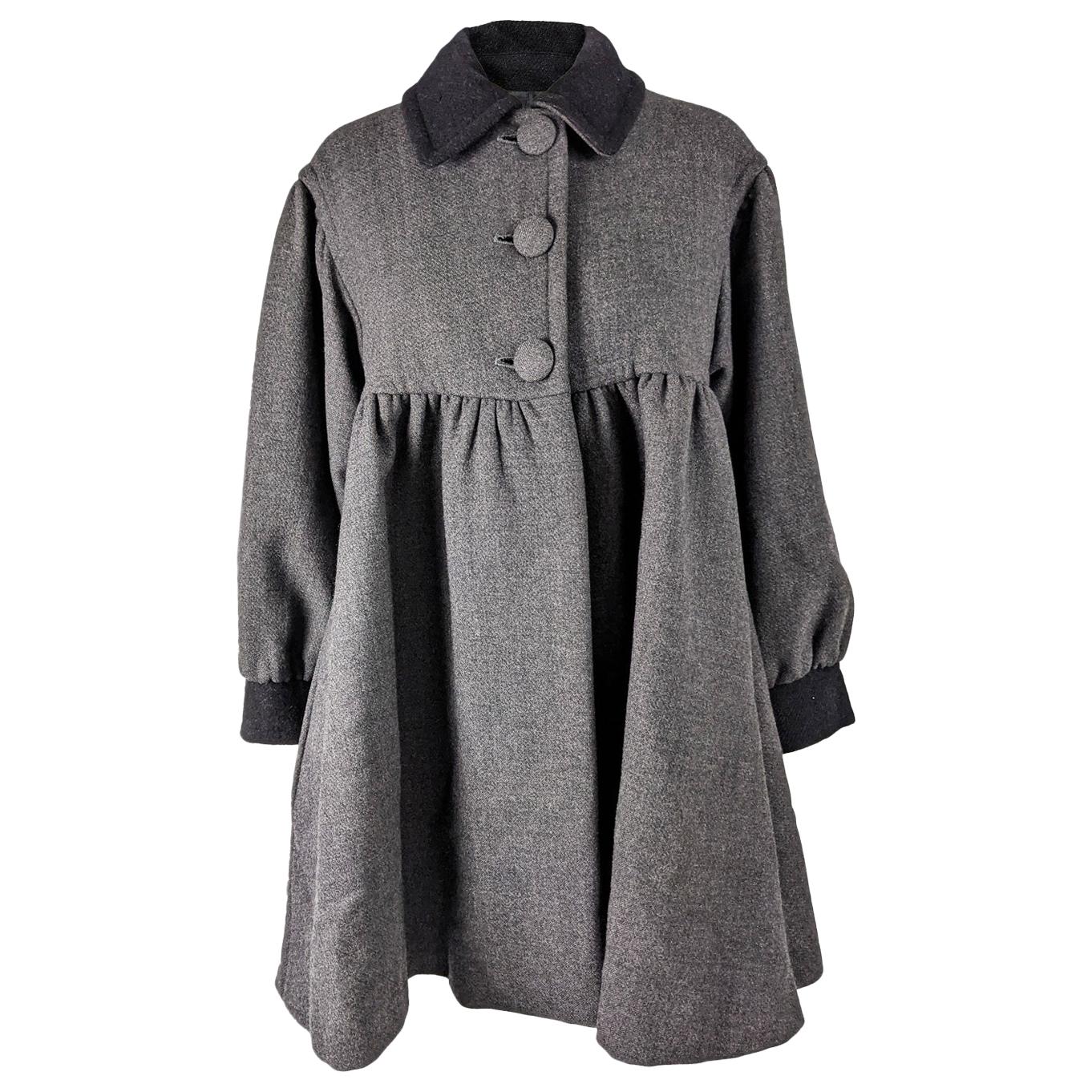 MOSCHINO 1990s Formal not Normal wool coat