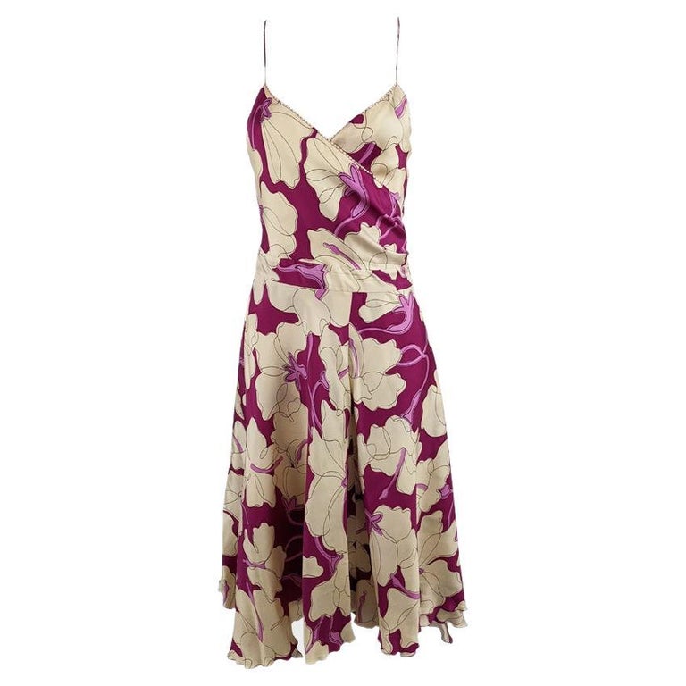 MOSCHINO Y2K silk slip dress