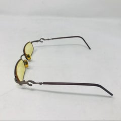 Moschino Vintage Yellow Gold Prescription Glasses