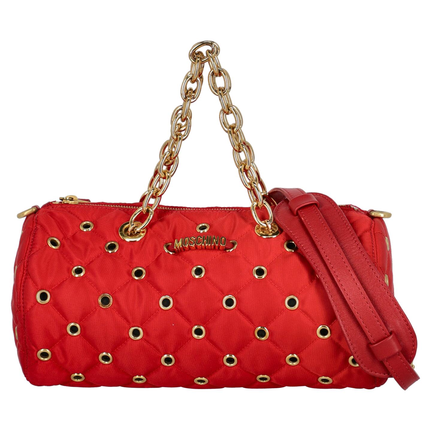 Moschino  Women   Shoulder bags   Red Synthetic Fibers 